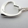 [Used] TIFFANY/Tiffany 925 Open Heart Pendant/Necklace/j97-4
