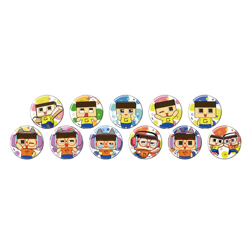 

01 Can Badge Complete Set 3-G Class! Guchio-kun [Official Illustration] (11-piece Box)