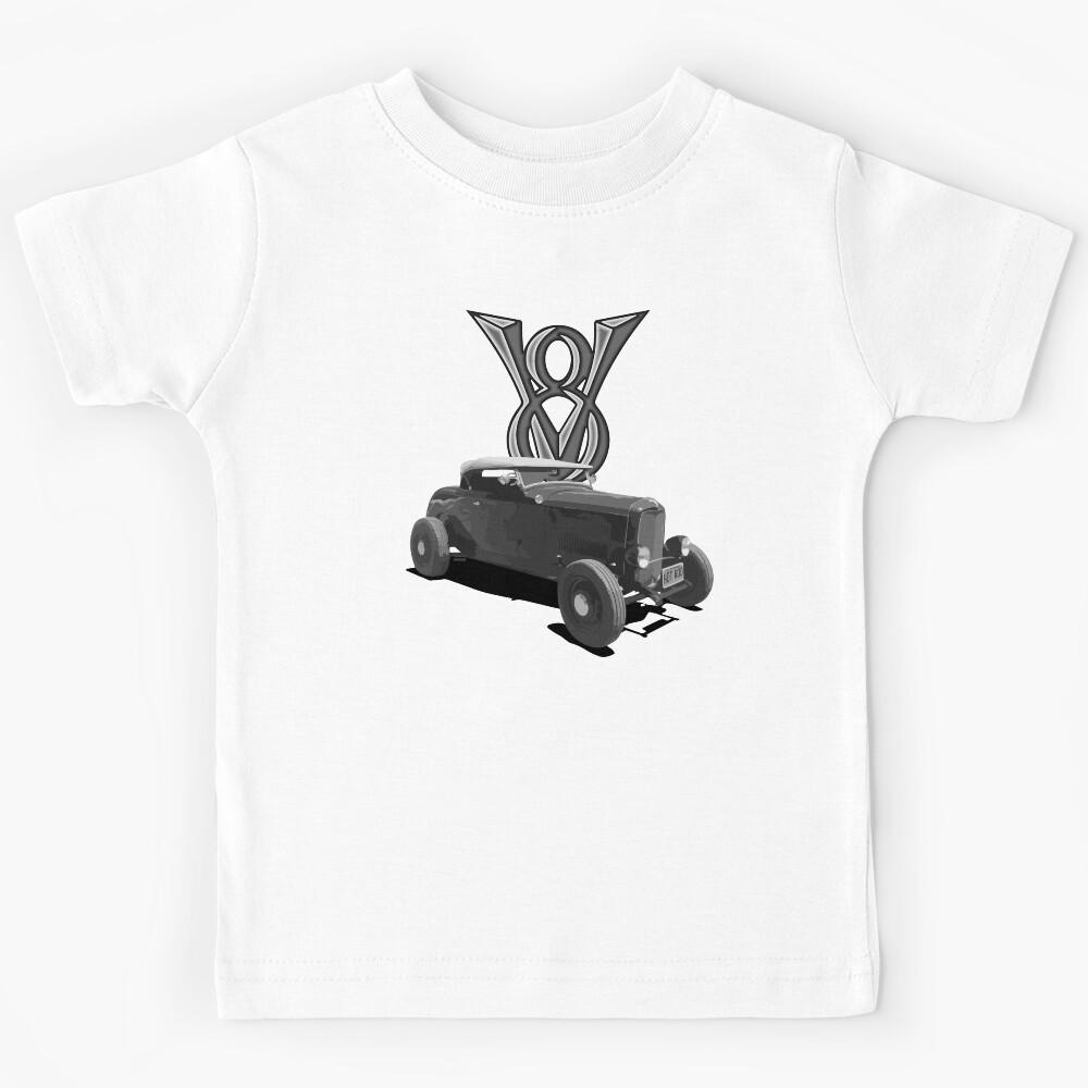 1932 V8 Ford Roadster Hot Rod Kids T-Shirt 170