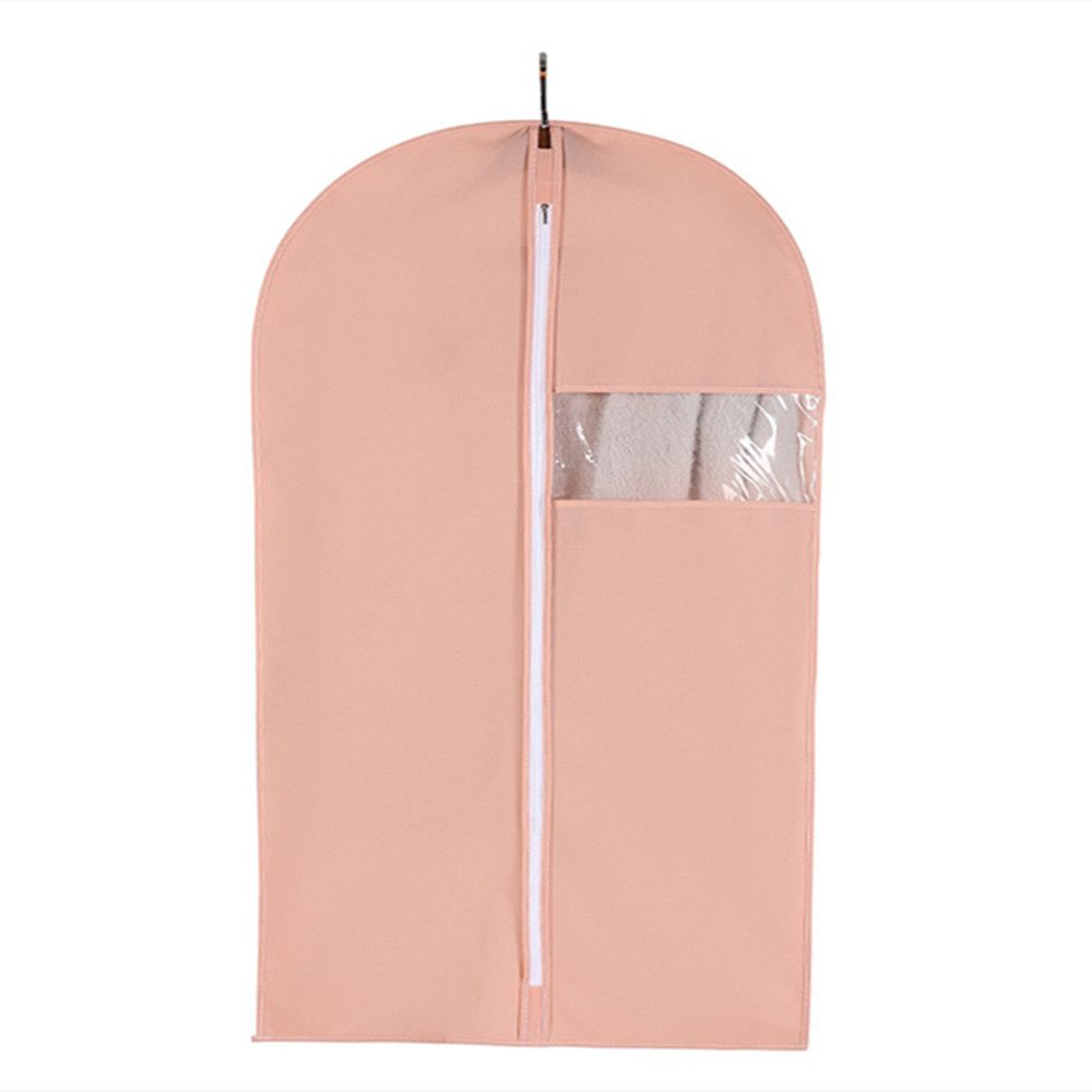 Clothes Bag Non Woven Fabric Dustproof Storage Suit Dust Cover Dustproof Zip Bag Garment Protector