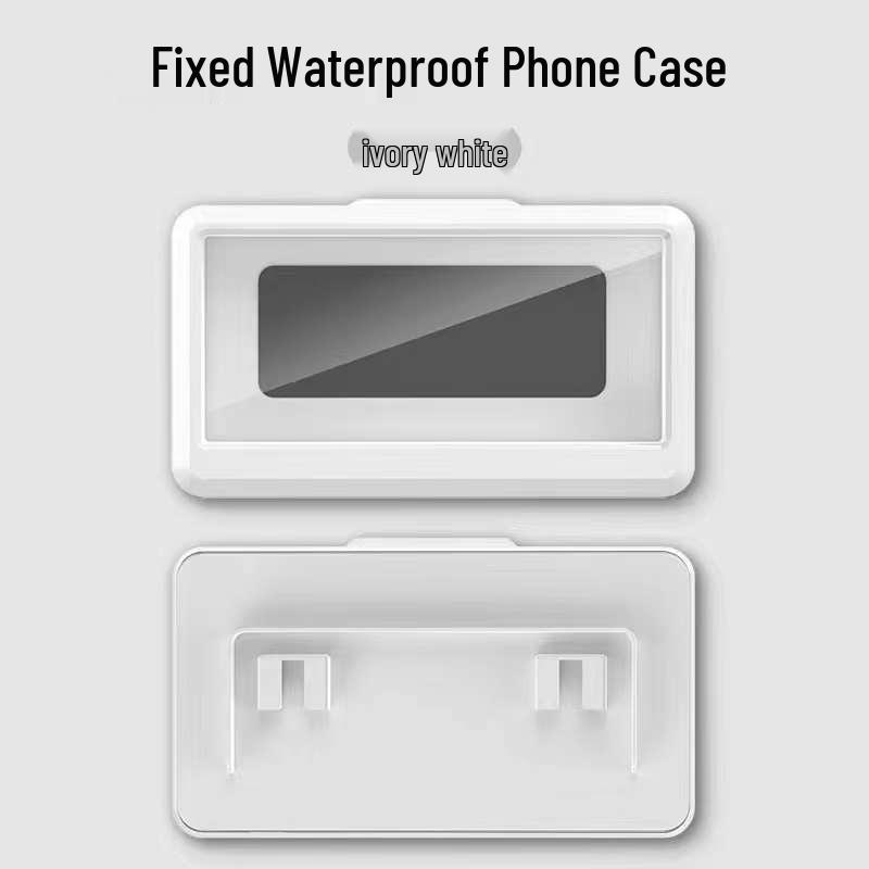 

Waterproof, Anti-Fog Rotating Phone Holder for Bathroom and Kitchen