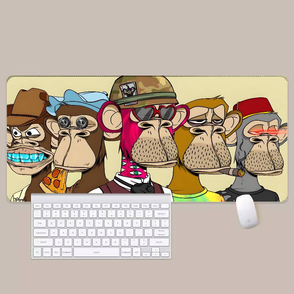 B-Bored A-Ape Mouse Pad Rubber Thicken Overlock Gaming Table Mat Office Computer Keyboard Pad PC Mousepad