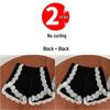 Women's Summer Lace Trim Anti-Exposure Ice Silk Safety Shorts