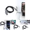 Data Cable Braided Charging Cord With Fast Charging For Smartphone And Tablet Use
