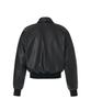 Ox Studios Lambskin Crop Leather Jacket