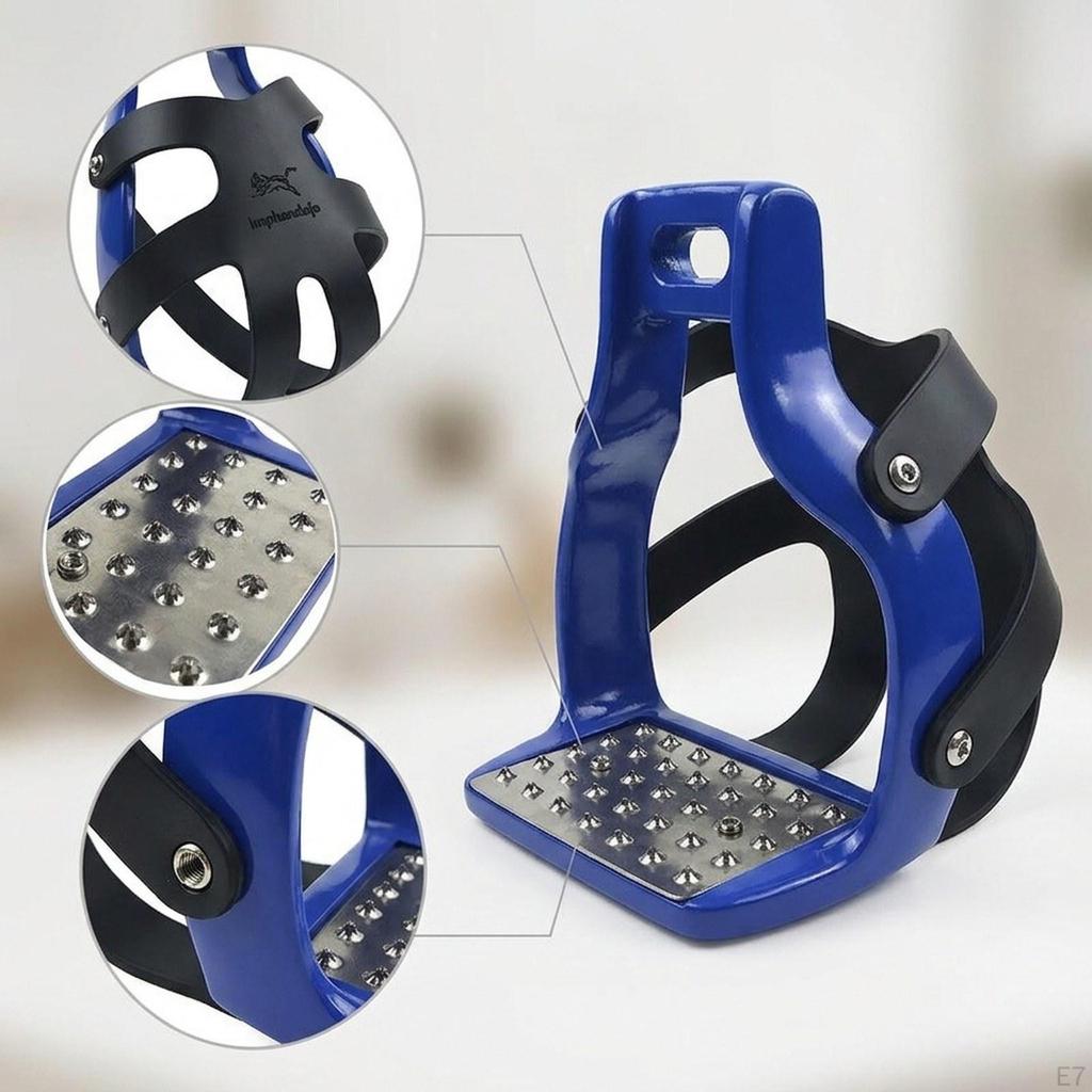 Riding Pedals Reinforced Assembly Inserts AntiSlip Rubber Protection Lightweight Equipment Suitable
