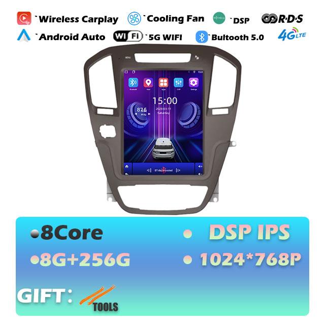 1024*768P For Opel InsigniaBuick Regal 2009-2013 Android 14 Car Radio Multimedia Video Player Navigaion Head Unit Stereo Audio