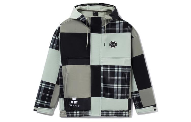 Li Ning Jackets Men s Water Gray Green Hooded Moderate Other AFDR743-6 M