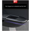 4x Carbon Fiber Look Interior Door Armrest Panel Trims For Honda Civic 2016-2020