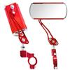 2 Pack Bike Rear View Mirror Adjustable Rotate Mirror Wide Angle Rear View Aluminum Alloy Safety