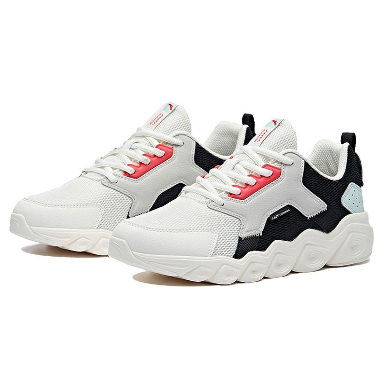 Anta Running Collection Low top Running Shoes Women's White Black Gray 121935524R-2