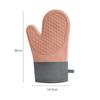 2PCS Thicken Silicone Gloves Oven Heat Insulated Finger Gloves Cooking Microwave Non-slip Gripper Pot Holder Kitchen Baking Tool