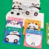 Ins Cartoon Außerirdischer Panda Süßes Mädchen Geschenk Herz Botschaft Büro Schulbedarf Papier Schüler Gut Aussehend N Mal Aufkleber Notizblock