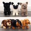 Bulldogs And Dachshunds Plush Dog Toy With Pp Cotton Filling For Kids And Collectors