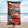Cars Beach Towels, Red Car And Friends Bath Pool Towel, Racing Car Summer Towel, Cars Movie Towels, Cartoon Family Trip Gifts