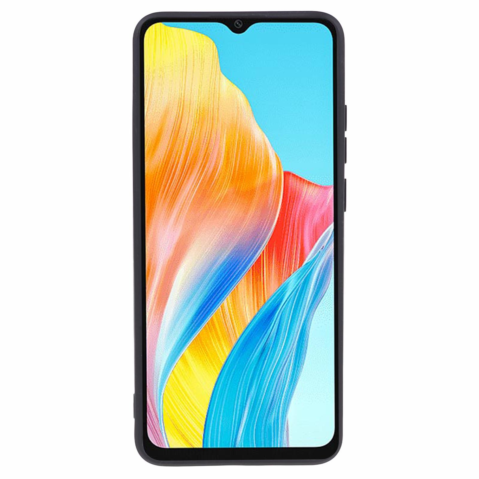 

For Oppo A38 4G Case Shockproof Cell Phone Slim Cover Black
