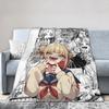 Super Soft My Hero Academia Himiko Toga Throw Blanket Premium Flannel Fleece Bed Blanket Super Cozy Bedspread All Season Use
