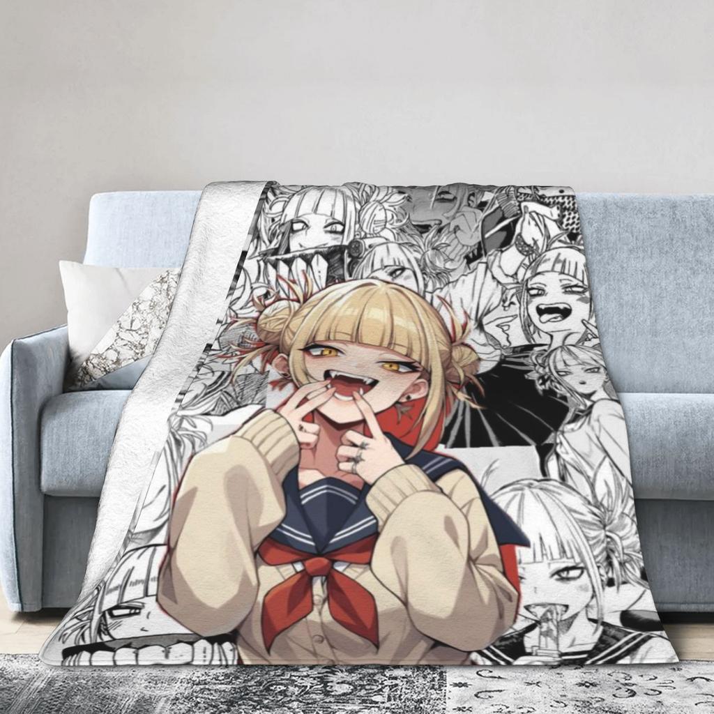 Super Soft My Hero Academia Himiko Toga Throw Blanket Premium Flannel Fleece Bed Blanket Super Cozy Bedspread All Season Use