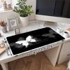 1Pc Butterfly Rain Gaming Mouse Pad Keyboard Desk Mat Non-slip Rubber Lock Edge Waterproof Computer Mousepad for Office Home Decor Y175