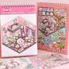 20 Sets 3D Sticker Scene With Material Book,Diy 3D House Stickers Set For Adults Room Stickeer Book For Adults Kids