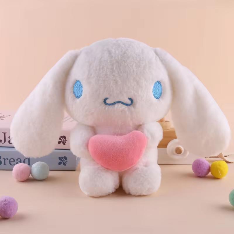 Hello Kitty Kuromi Pillow KT Plush Toy Girls Soft Stuffed Animal Toys Heart My Melody Cinnamoroll Stuff Doll Gifts/