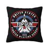 Custom Tom Cruise Maverick Film Top Gun Luxury Throw Pillow Cover Living Room Decoration Cushions for Sofa