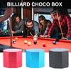 Aluminum Cue Chalks Box  Octagonal  Pool Chalks Holder Billiard Cue Chalks Holder Billiard Chalk Case Easy To Carry
