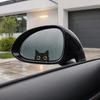 Yousheng Car Sticker, Waterproof PVC Self-adhesive Traceless Auto Decal, Spy Black Cat Pattern Car Sticker for Fuel Tank Caps Windows Luggage