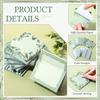 9 Pcs Aesthetic Sticky Notes Cute Pastel Self Stick Notepads Easy to Post Desk Supplies for Home Office Decor School Accessories Women Birthday