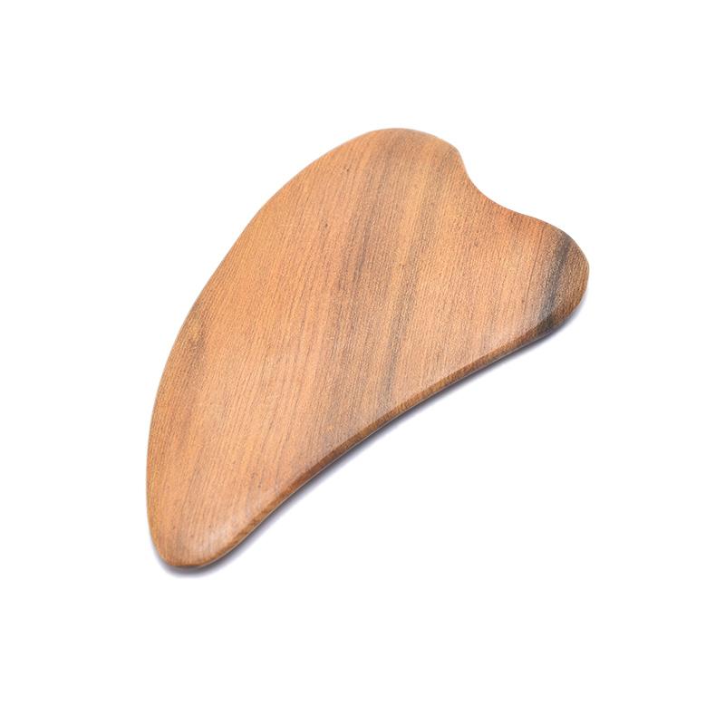 Natural Wood Gua Sha Stone Face Massager Scrapers Tools For Face Neck Back Body