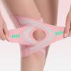 Kniebandage für Männer Frauen Verstellbare Kompressions-Knieunterstützung mit Seitenfeder