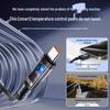 240W Super Fast Charging Type-C Data Cable for Huawei Honor 6A - Transparent & Luminous