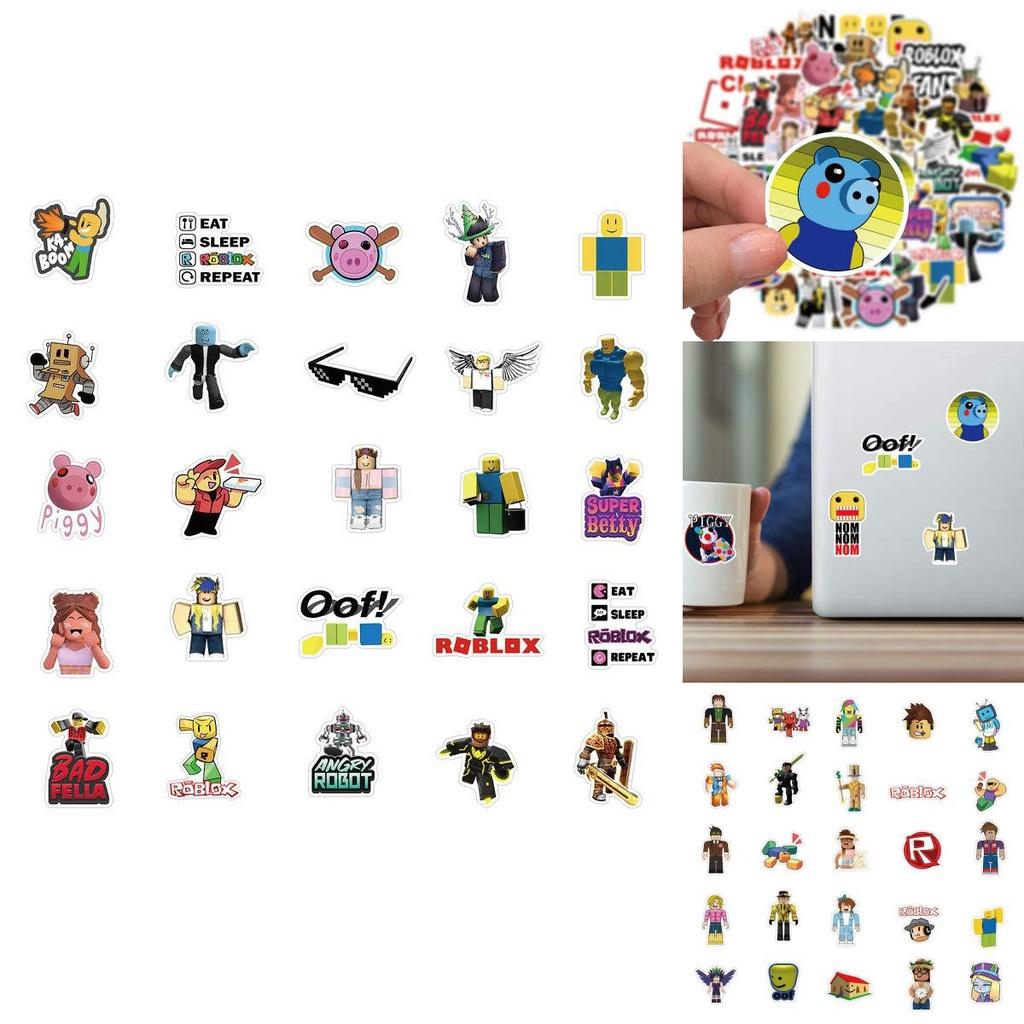 100pcs Vibrant Roblox Stickers Perfect For Laptops Bikes And Skateboards
