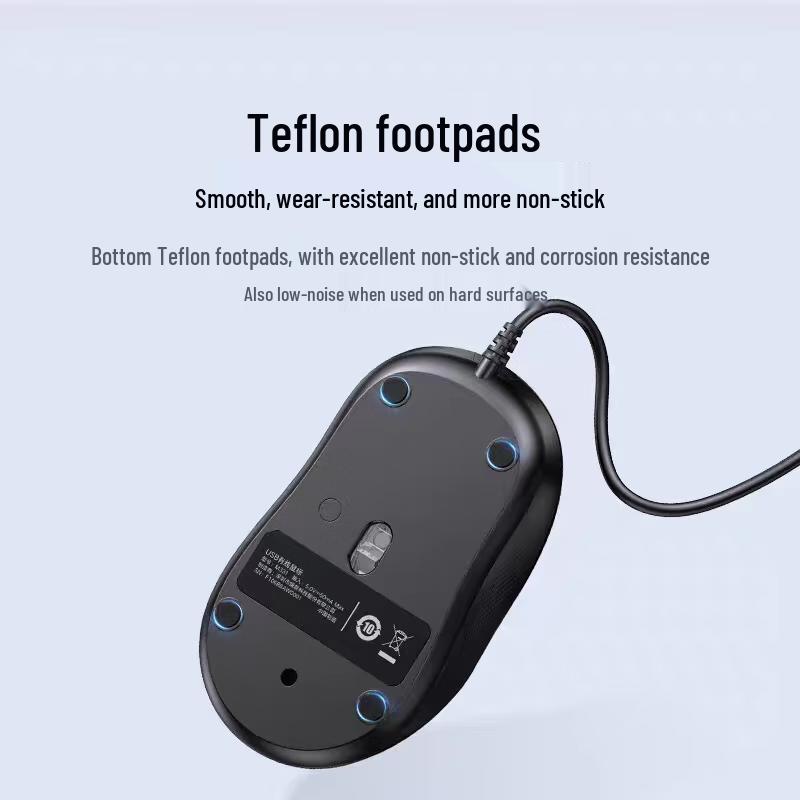 UGREEN USB Silent Wired Mouse