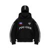 Women Men Hoodies Plus Velvet Double-hat Design Hooded Sweater Autumn and Winter New Men's and Women's Loose Y2K Sweater