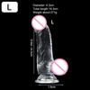 Soft Jelly Dildo Realistic Penis Suction Cup Dildo Big Dick Female Masturbator Clitoral Stimulator Lesbian Sex Toys For Women
