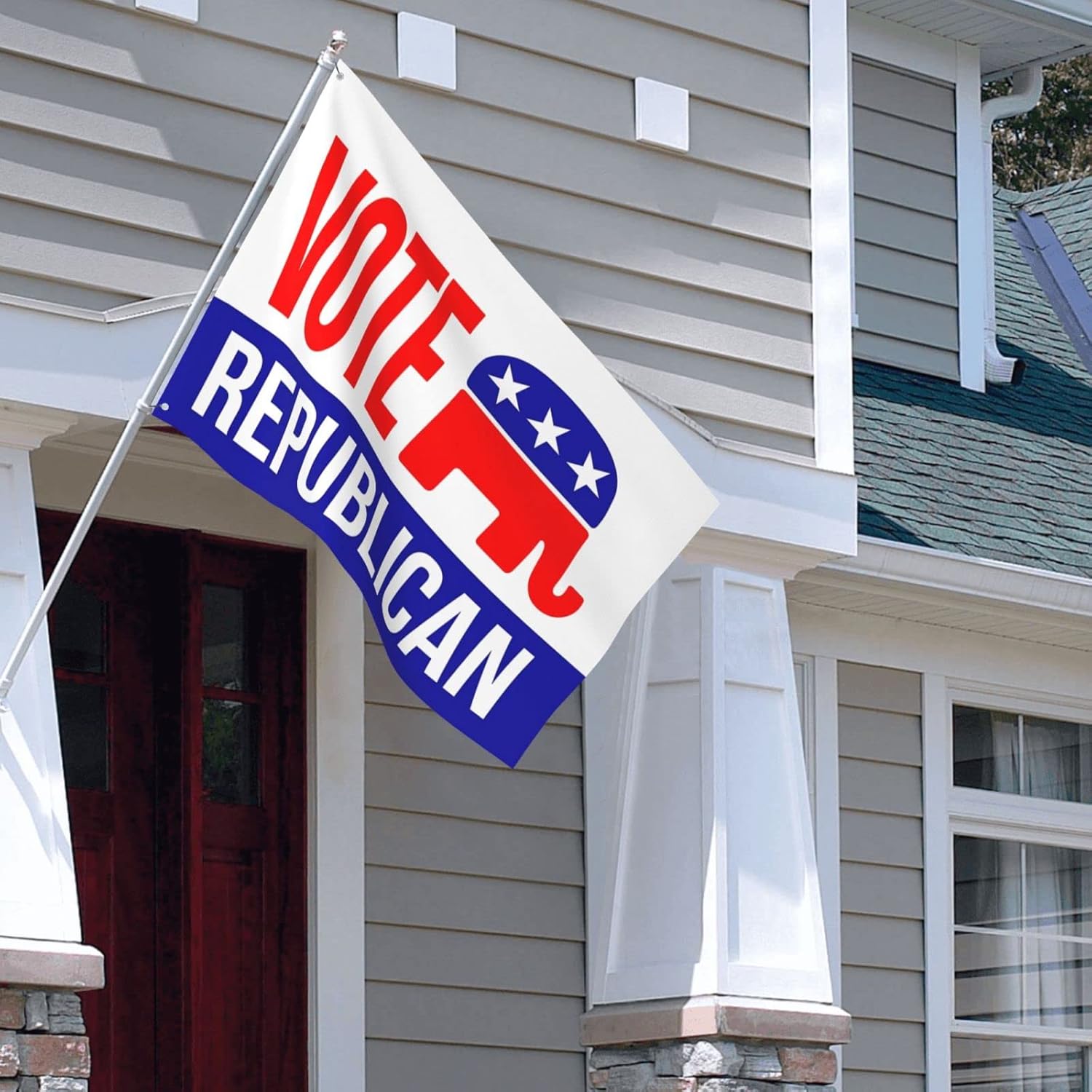 

Флаг 4x6 футов Спаси Америку Голосуй за республиканцев Спаси Америку Голосуй за красный Республиканский флаг с металлическими люверсами Голосуй за красный Антидемократический уличный флаг Баннер Садовая табличка