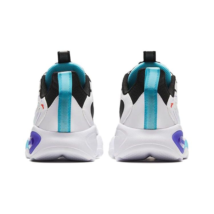 Anta Kids Lingyue Wear-Resistant Breathable Low-Top Running Shoes Kids sneaker White Black 312415536-1