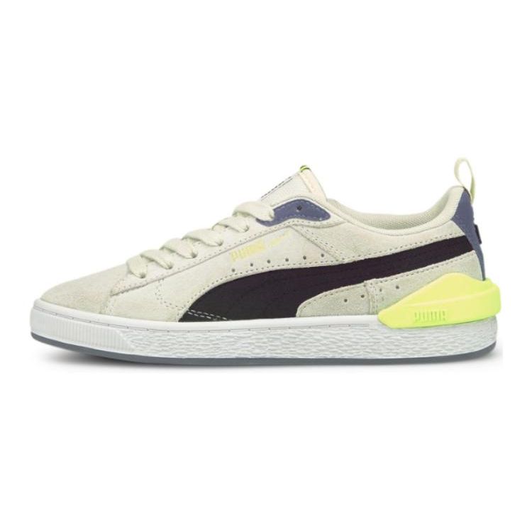 Puma Suede Series Bloc Lf Comfortable Versatile Casual Low-Top Kids Sneakers Kids sneakers Off-White 382004-01