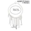 Ingemark Elegant Trendy Imitation Pearls Choker Necklace Women Vintage Silver Color Tassel Pendant Chain Wed Bridal Jewelry Gift
