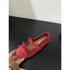 Evening wind shoes flat shoes ballet shoes French bow Mary Jane shoes early spring women's shoes with skirts soft-soled single shoes