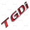 Nálepka s 3D kovovým logem TGDI T GDI na bočním blatníku na zadním kufru pro Hyun-dai