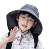 Zomer Vissershoed voor Kinderen, Jongens Meisjes Brede Rand Sjaal Zon Hoed, UV Bescherming Ademende Baby Hoedjes