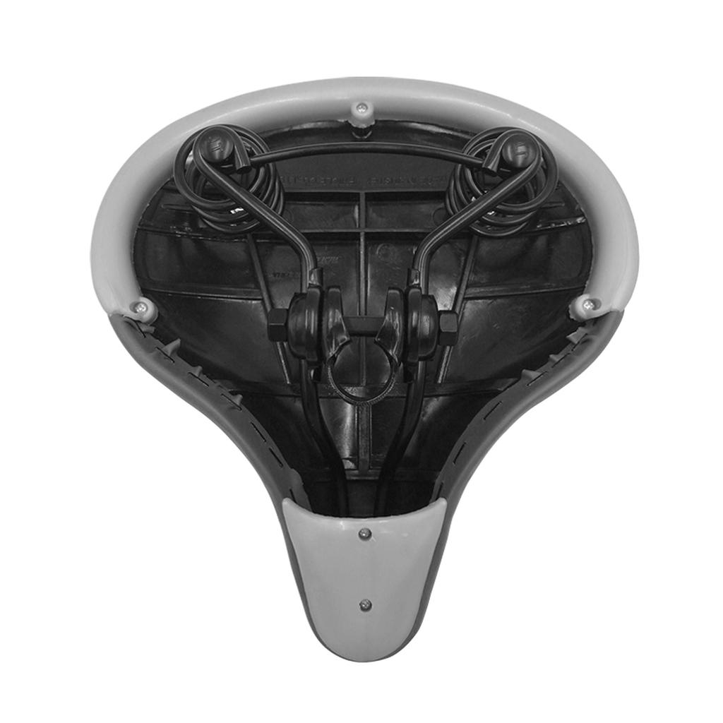 NOGUCHI Bicycle Saddle Fluffy Compatible with Electric Assist Gray [Large, Saddle] Bicycles,