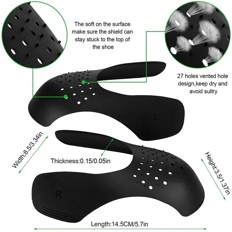 Anti Crease Shoe Head Protector for Casual Sneaker Anti Wrinkle Shoe Toe Caps Support Stretcher Expander Shoes Protection