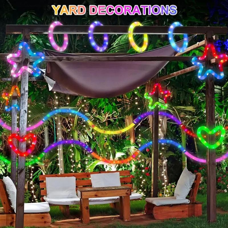 2/6/12 pcs LED Flash Pop Tubes Sensory Toy Adult Stress Relieve Toys Kid Autism Anti Stress Plastic Bellows Children Squeeze Toy