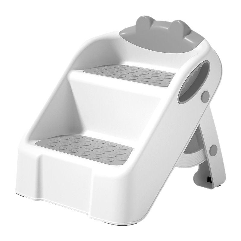 Foldable Two-Step Children's Washstand Stool