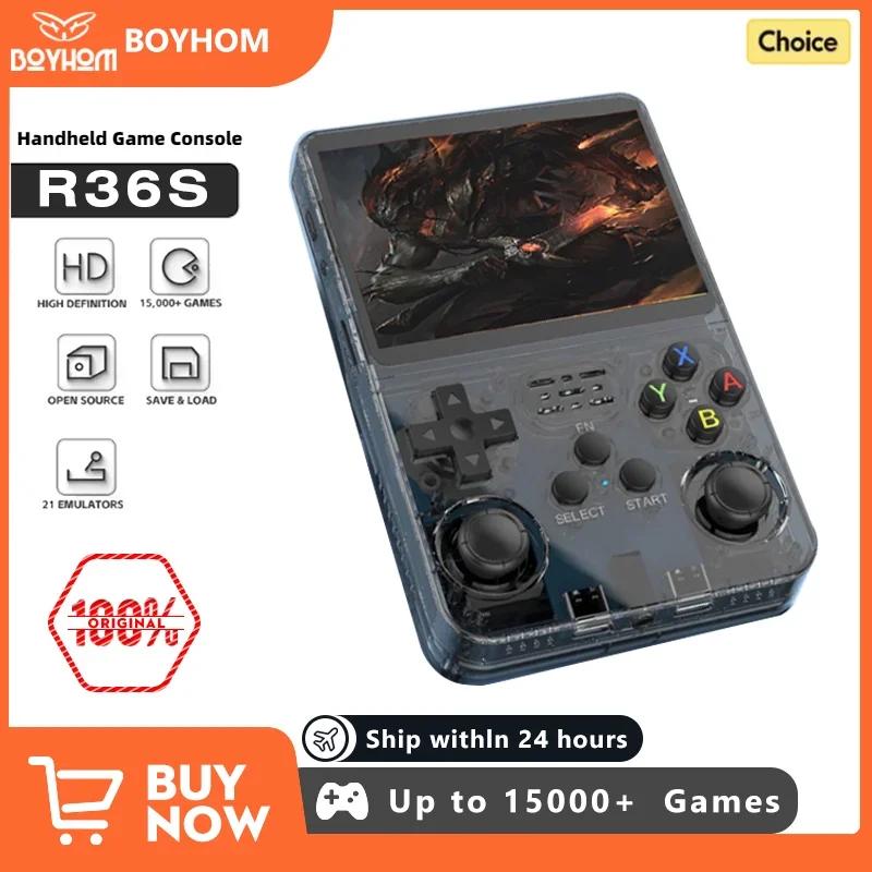 

128G Retro Handheld Game Console Linux System 3.5 Inch IPS Screen Portable Pocket Video Player 2 Joystick 64G Games Kid Gift