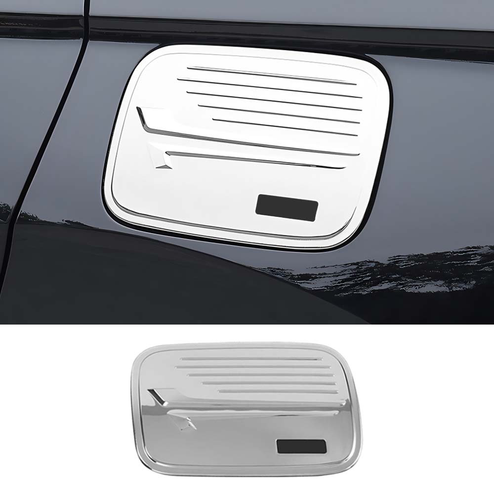 Car Decoration Gas Tank Cover For Honda CRV 6th Gen -2025 Silver Black Carbon Fiber Car Styling Upgrade Modify A Car