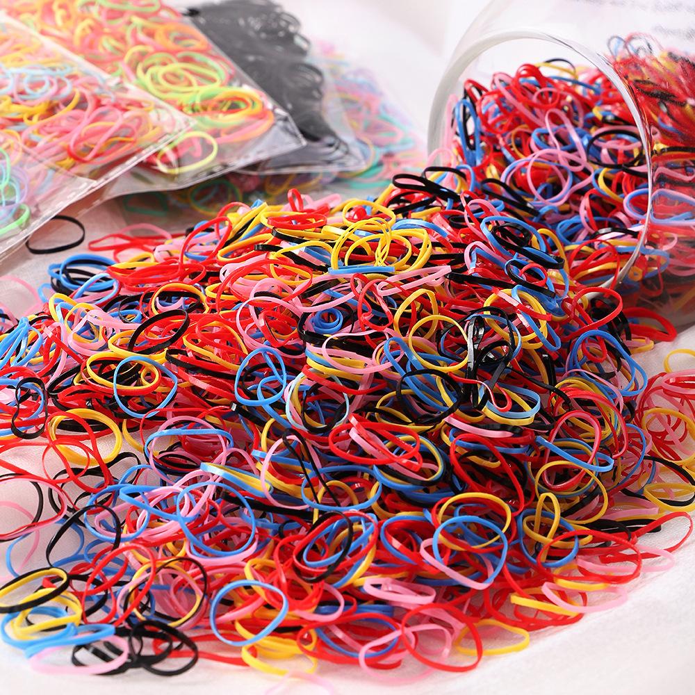 Women'S Hair Tie Disposable Rubber Band Color High Elastic Hair Band Set Does Not Hurt Hair Headrope Hair Accessories 2552